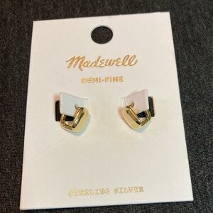 Madewell Demi-fine sterling silver earrings